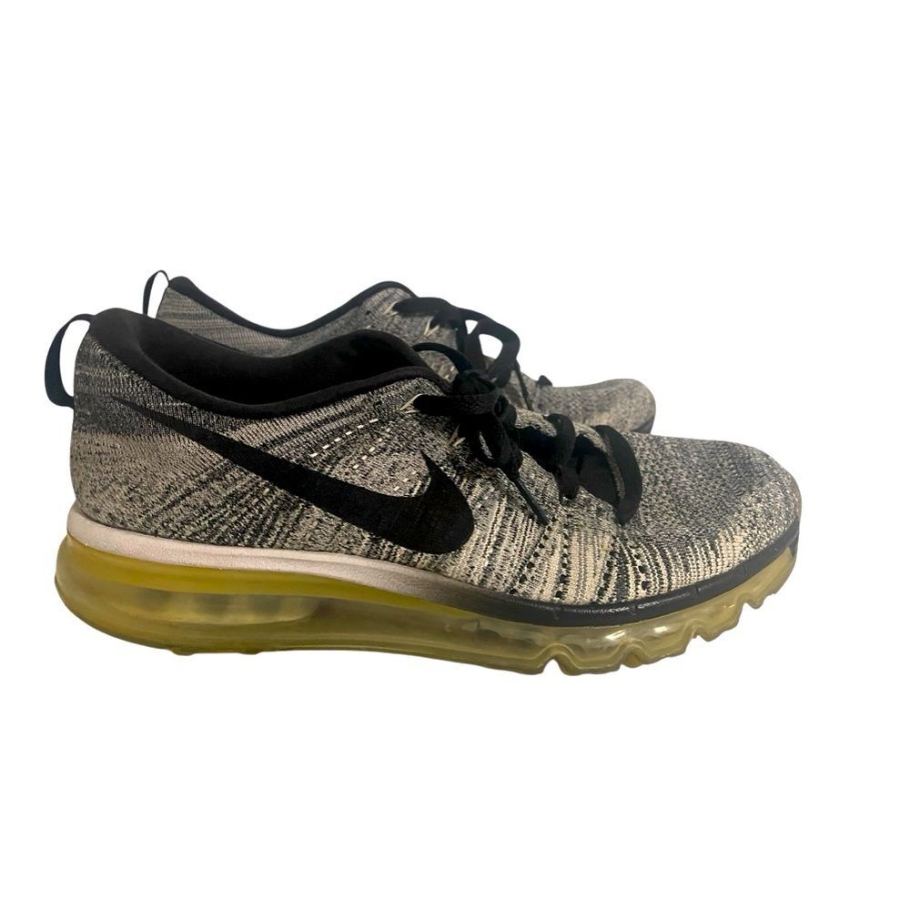 Nike Flyknit Max Running Shoes Sneakers Oreo 620659-105 Women’s Size 9